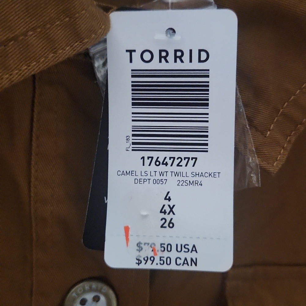 TORRID TAN Women's Jacket by [Brand] Size 4X. - Picture 2 of 15